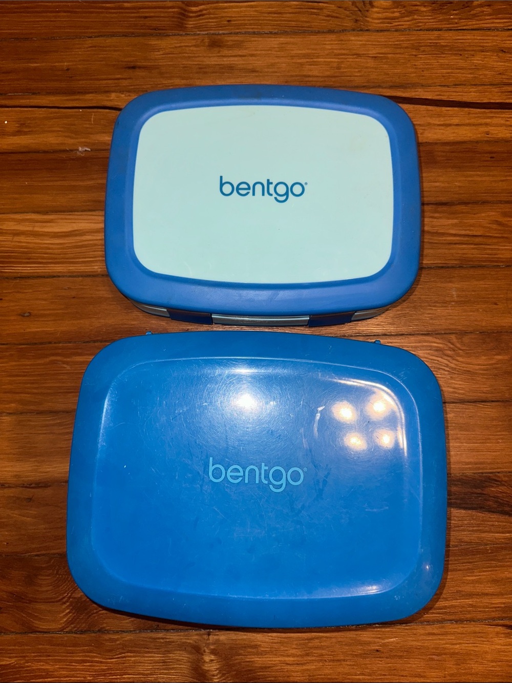Bentgo Blue Meal-Prep Lunchbox Set - Stackable Food Storage